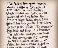 I've fallen for you