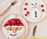Santa and Snowmen Pancakes