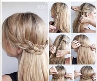 Half Up Have Down Braided Hairstyle How-To