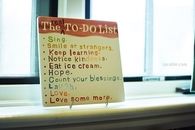 The real to do list