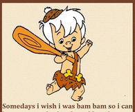 sometimes I wish I was bam bam