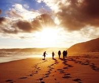 Friends at the beach