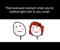 Awkward moment you 