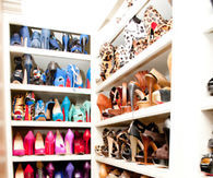 Every Girl's Dream...Shelves of Shoes