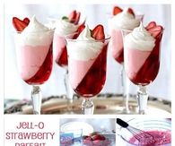 How to recipe for A Strawberry Jello Parfait