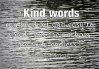 Kind words