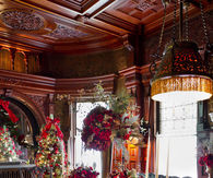 Gorgeous Dining Room Decorated for the Holidays