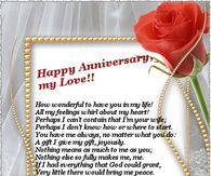Happy Anniversary My Love