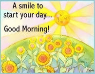 A smile to start your day