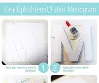 DIY Fabric Monogrm