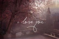 I love you