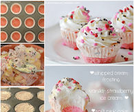 How to bake ice cream cupcakes
