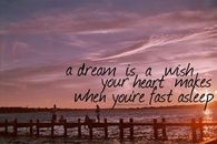 A dream is a wish