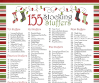 155 Stocking Stuffer Ideas
