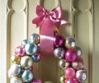 DIY Christmas Ball Wreath