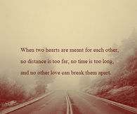 When two hearts are meant for eachother