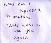how am I supposed to pretend