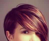 Asymmetrical Hairstyle with Long Bangs