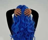 Crazy Hair Color - Deep Blue