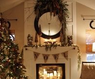 Beautiful Christmas Mantle