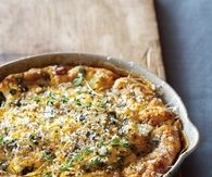 How to make herb fritatta with mushrooms and goat cheese