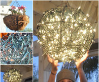 How to make a garden chandelier