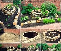 How to make a spiral garden