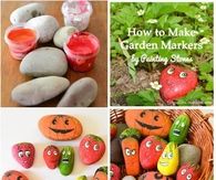 How to create garden markers