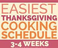 thanksgiving cooking schedule