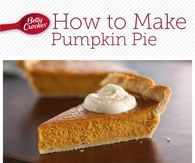 How to make pumpkin pie