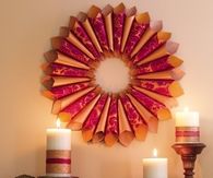 Thanksgiving Paper Wreath