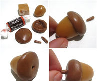Tootsie Roll Acorns