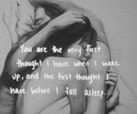 You are my first thought