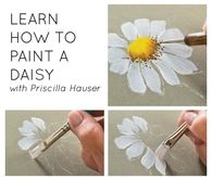 DIY Daisy Painting