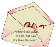 It's short but sweet, it's old, but new. It's from the heart, it's meant for you! Happy Monday