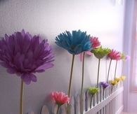 Floral fence for a baby girl nursery