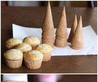 DIY Christmas Tree Cupcakes