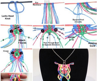 How to create a macrame owl necklace
