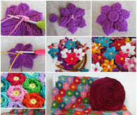 How to make Crochet Wildflowers