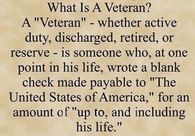 What is a veteran