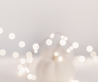 White Pumpkins & Lights