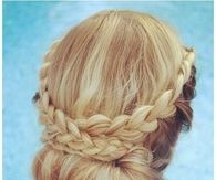 Low Rolled Updo