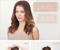 Fast hairstyle when youre on the go
