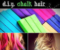 DIY Chalk Hair