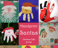 Handprint Santa Ideas