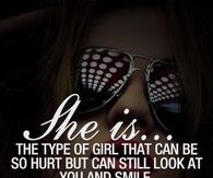 She is the type of girl