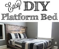 DIY Platform Bed