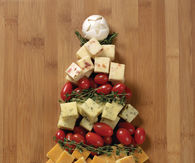 Festive Cabot Cheddar Christmas tree