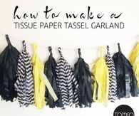 DIY Tissue Paper Garland