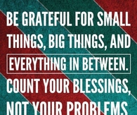 be grateful